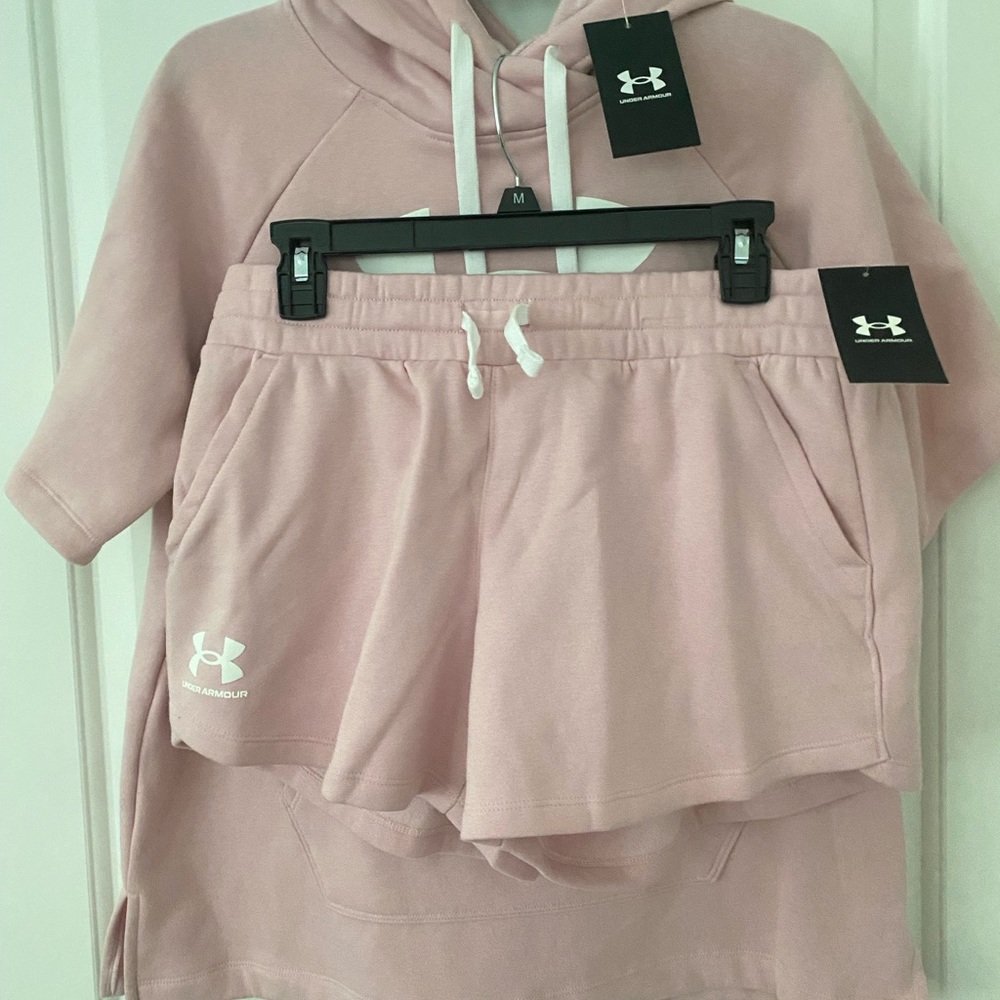 Under Armour hoodie and matching shorts set